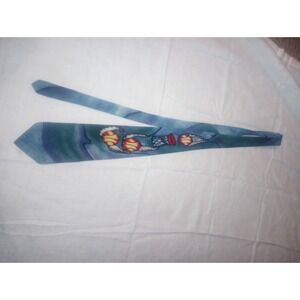 Hauser Ware Signed Basketball And Hoop Multicolor‎ Neck Tie Silk